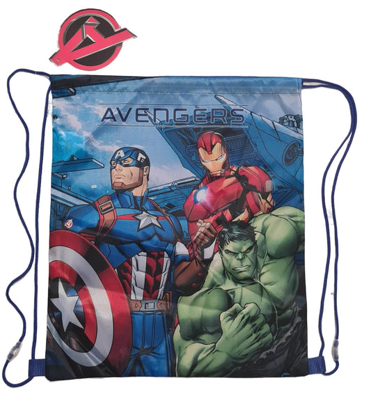 Sacca Sportiva  Bambino, Borsa Zaino  Asilo, Palestra, Piscina, Viaggio, Portascarpe AVENGERS HULK