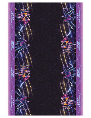 K-Pop Demon Hunters - Tovaglia in plastica, 120 x 180 cm, riutilizzabile, per feste di compleanno e 