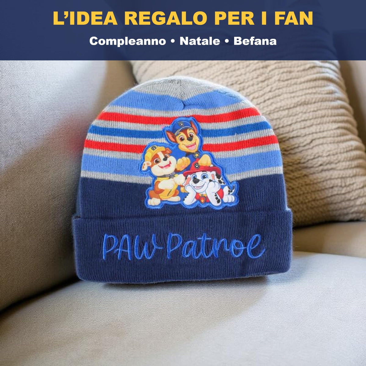 Cappello Invernale Paw Patrol Bambini Ragazzi Berretto Caldo Taglia Unica 7