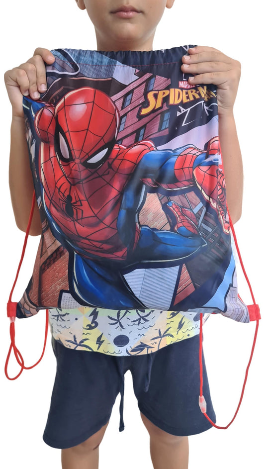Sacca Sportiva  Bambino, Borsa Zaino  Asilo, Palestra, Piscina, Viaggio, Portascarpe Spierman
