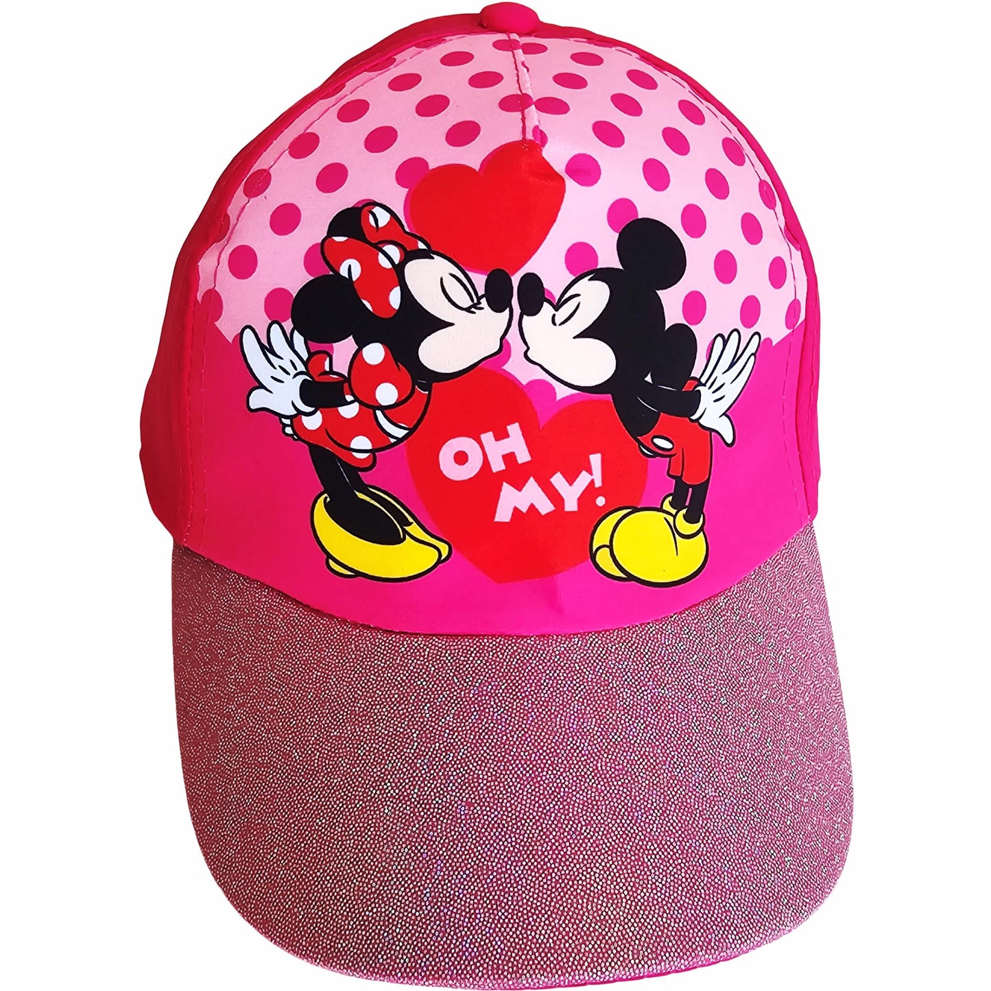 Cappello con Visiera da Ragazzo/Bambino Berretto da Baseball Regolabile  Minnie Mouse Fucsia