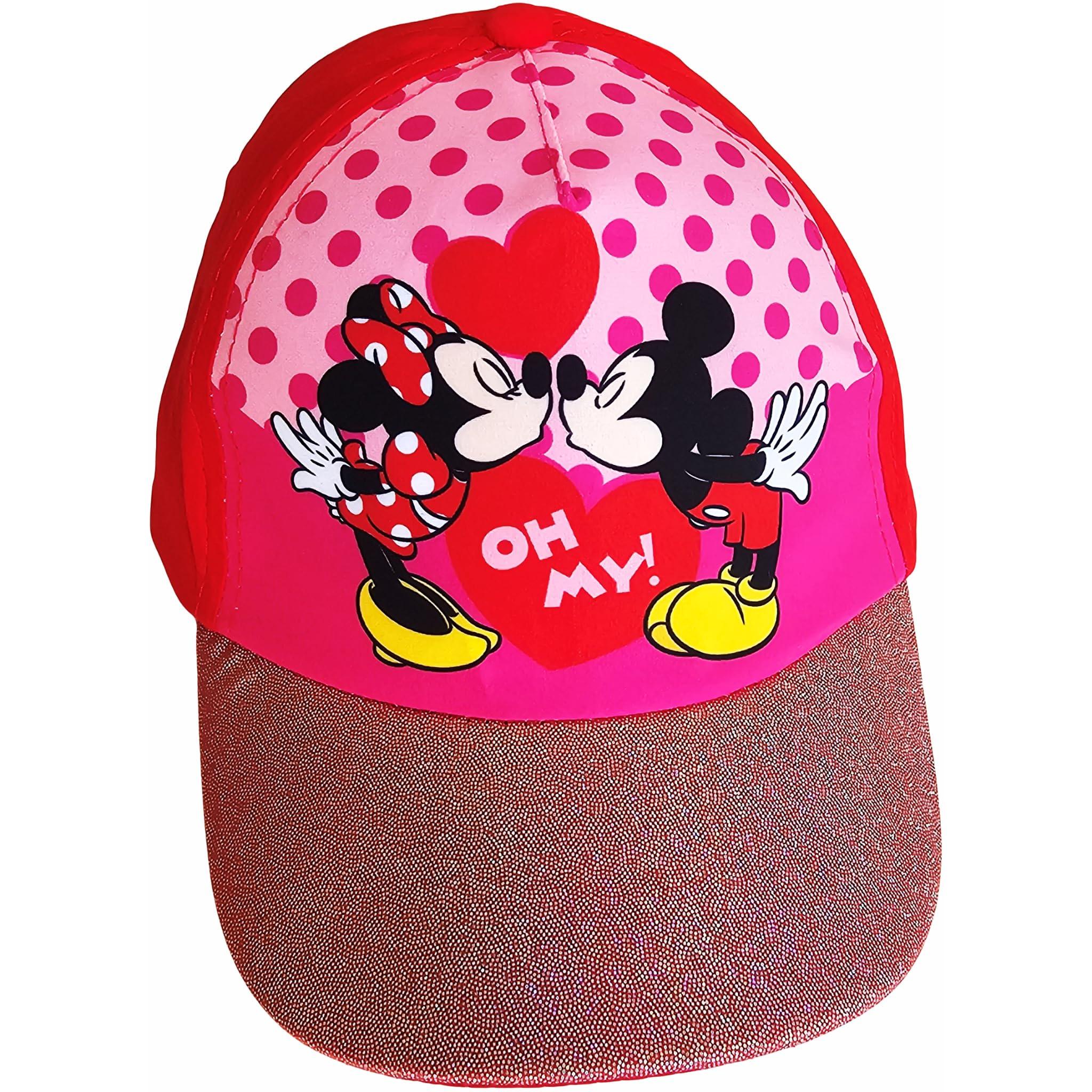 Cappello con Visiera da Ragazzo/Bambino Berretto da Baseball Regolabile MINNIE MOUSE Rosso ILS I LOVE SHOPPING