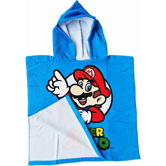 Poncho con cappuccio Asciugamano da spiaggia Mare e piscina Accappatoio in microfibra 55X90 cm asciugatura rapida, ultra morbido (MARIO)