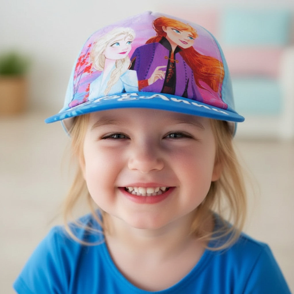 FROZEN - Cappello con Visiera da Ragazzo/Bambino Berretto da Baseball Regolabile