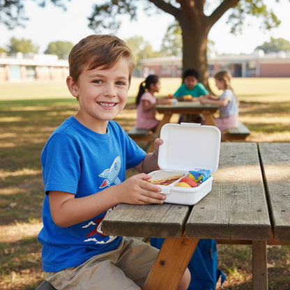Set Regalo Cappello + Porta Merenda in confezione regalo Tifoso Senza BPA Berretto e Portamerenda per Ragazzi Prodotto Ufficiale (MILAN)