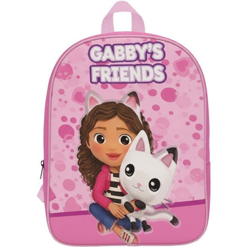 Zaino 3D per bambini Zainetto Asilo Infanzia per la Scuola e tempo libero con chiusura lampo GABBY