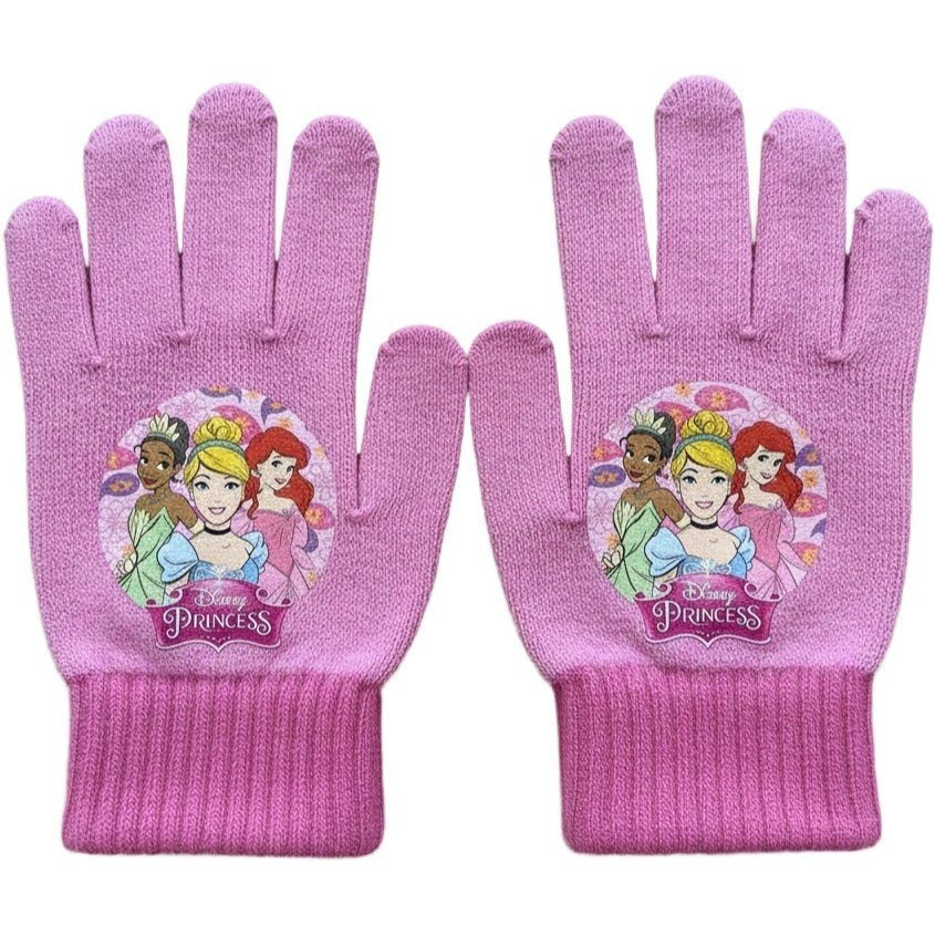 Guanti Invernali Bambini Principesse Taglia Unica 2-5 Anni 2