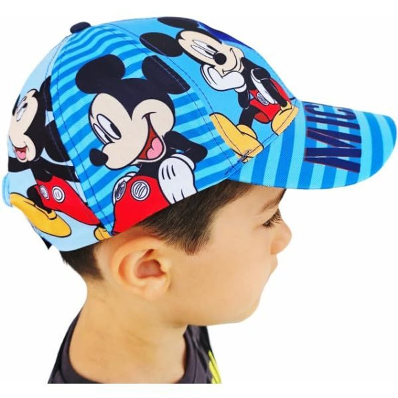Cappello con Visiera da Ragazzo/Bambino Berretto da Baseball Regolabile Mickey Mouse