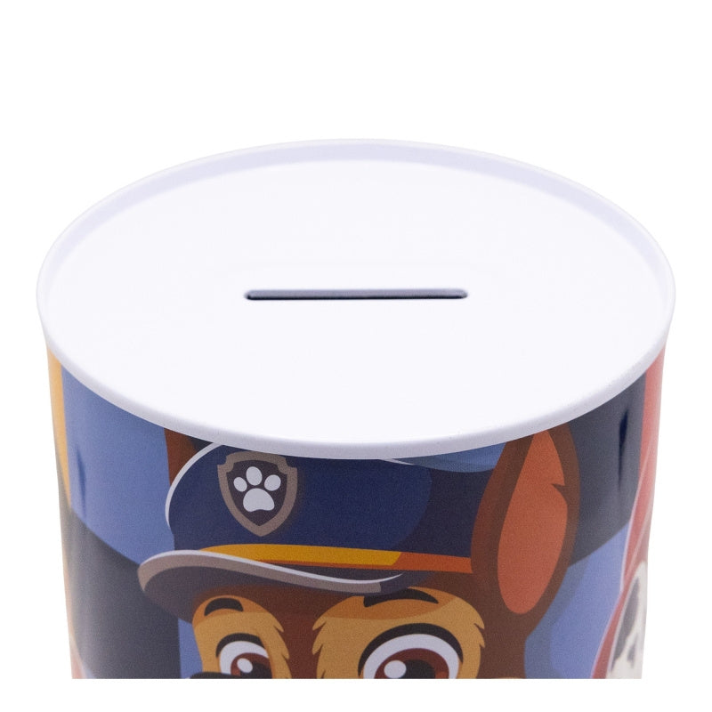 PAW PATROL - Portamonete per bambini in metallo cilindrico Regalo Ragazzi Cuccioli