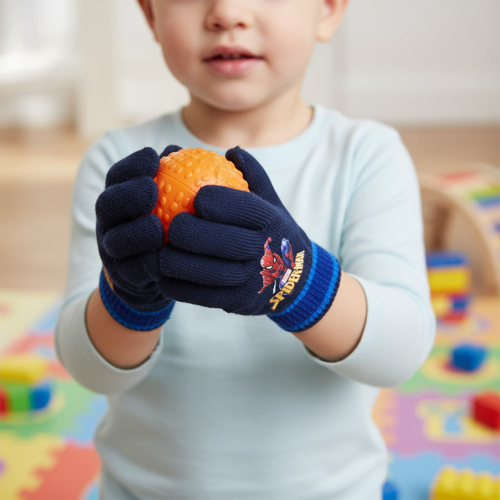 Guanti Invernali per Bambini 2 pcs Inverno Unisex Taglia unica SPIDER