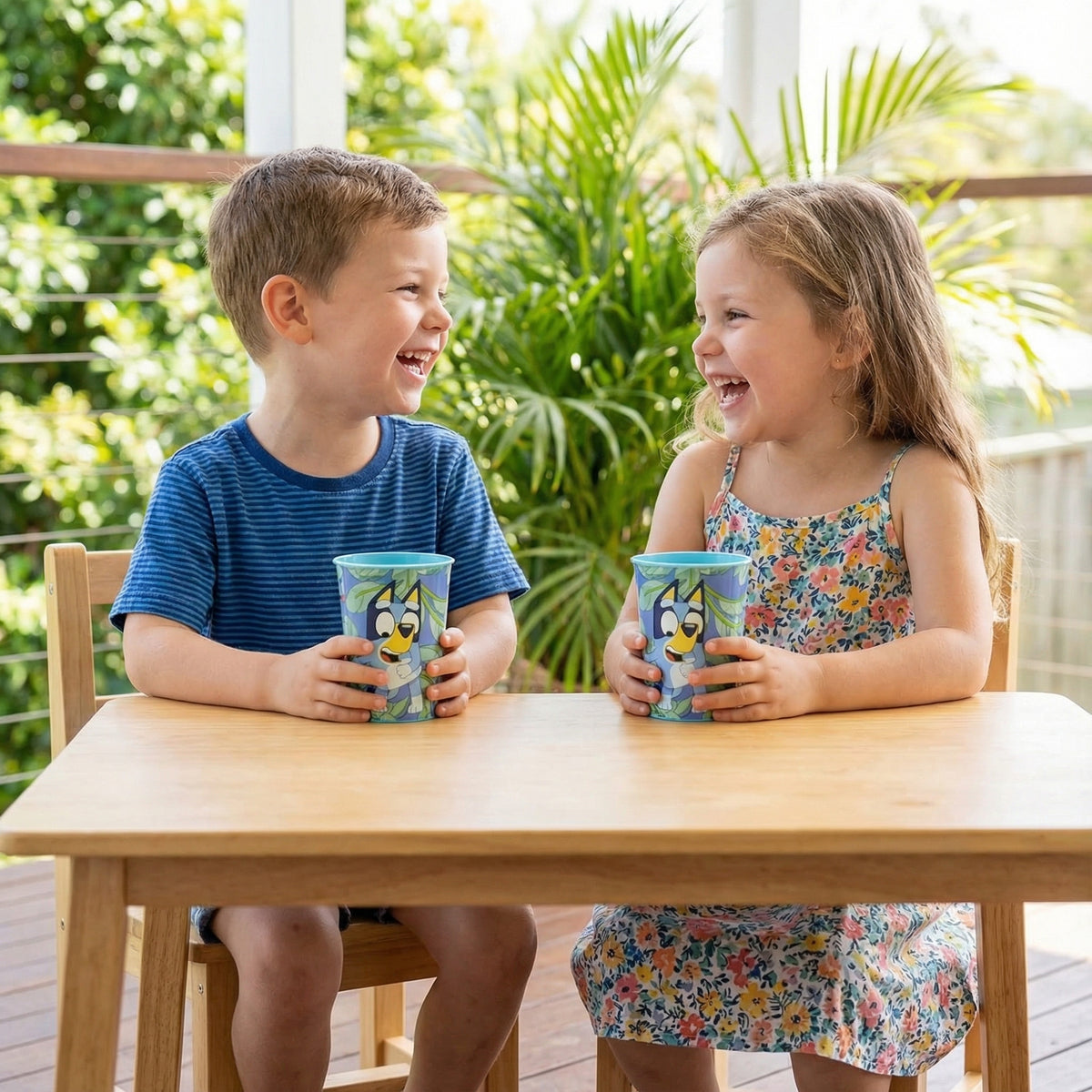 Set 2 Bicchieri per Bambini 260 ml in plastica Senza BPA Regalo per Ragazzi