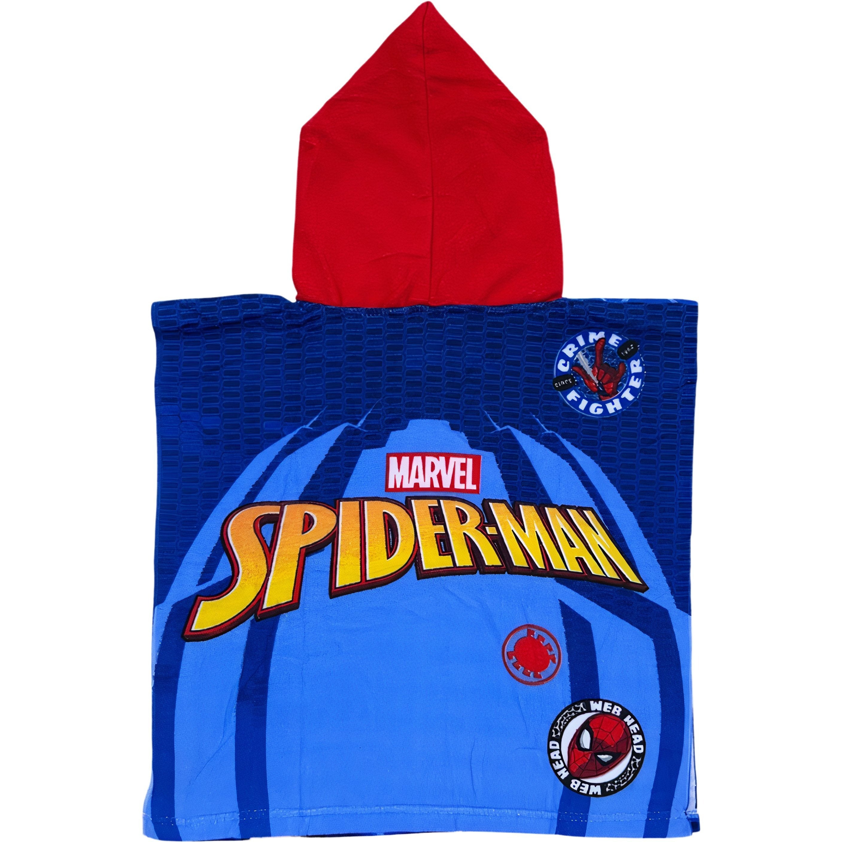 Poncho con cappuccio Asciugamano da spiaggia Mare e piscina Accappatoio in microfibra 55X90 cm asciugatura rapida, ultra morbido SPIDER