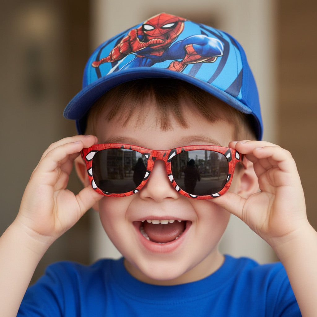 Cappello Set Regolabile Berretto per bambini e ragazzi SPIDER