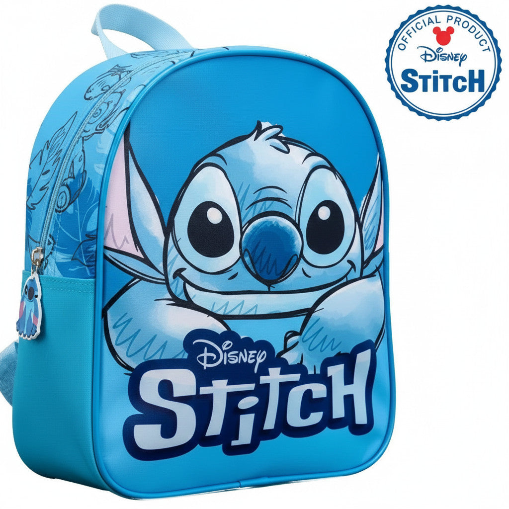 Zaino per bambini Zainetto Asilo Infanzia per la Scuola e tempo libero con chiusura lampo (per STITCH bimbo)