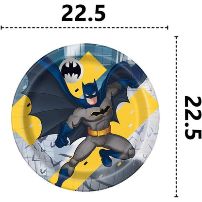 Kit Festa 8 Persone Set Tavola Addobbi Party Compleanno con 8 Piatti, 8 Bicchieri e 20 tovaglioli