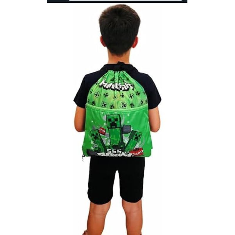 Sacca Sportiva per Bambino, Borsa Zaino per Asilo, Palestra, Piscina, Viaggio, Portascarpe Creeper