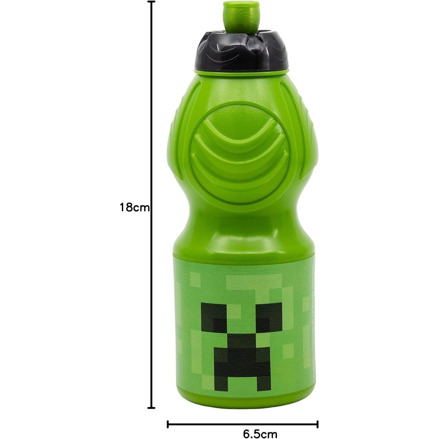 Borraccia Sport in Plastica per Bambini 400ML con Beccuccio Retraibile