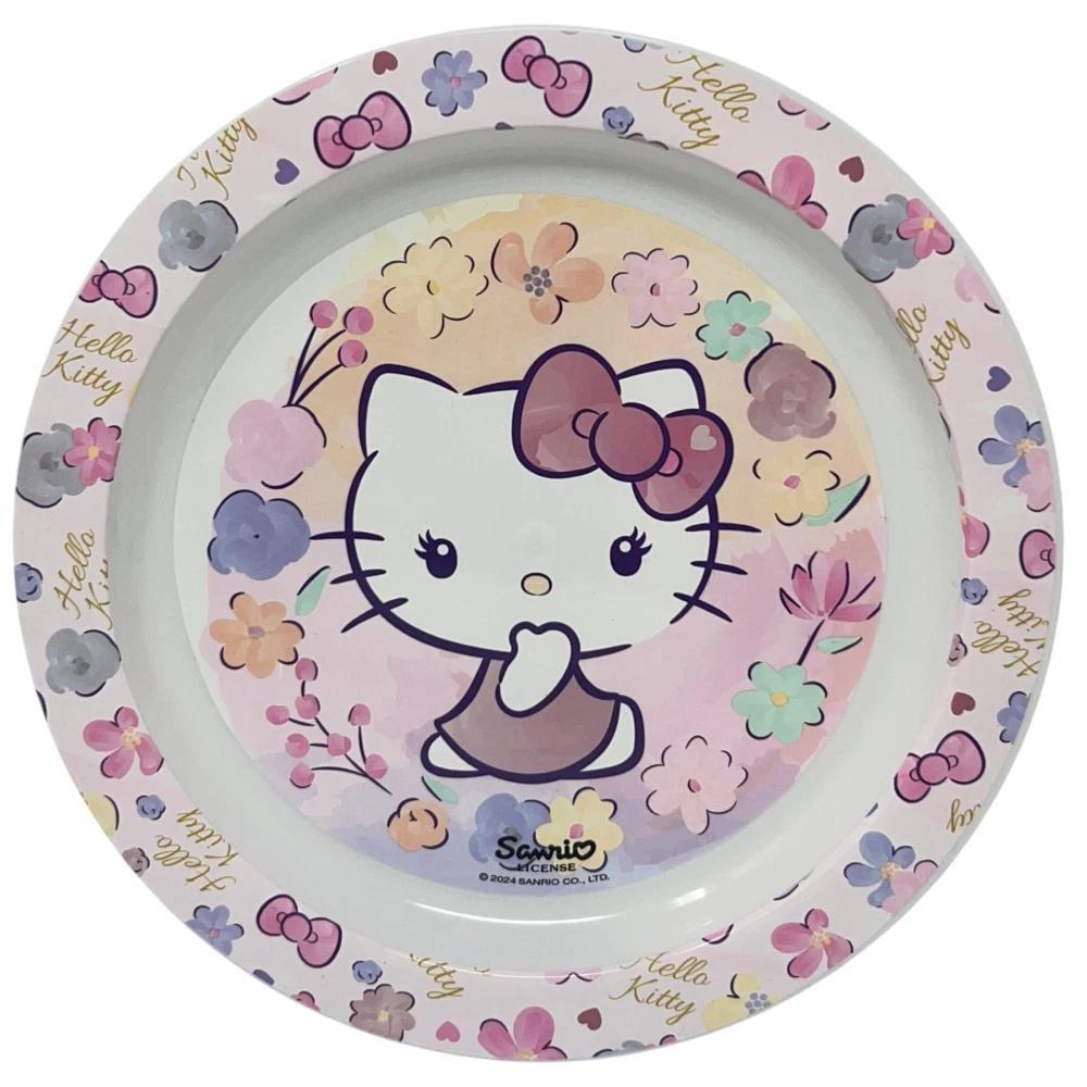 Set di stoviglie riutilizzabile per bambini bicolore – Set composto da 5 pezzi: Piatto, ciotola, bicchieri e posate per 