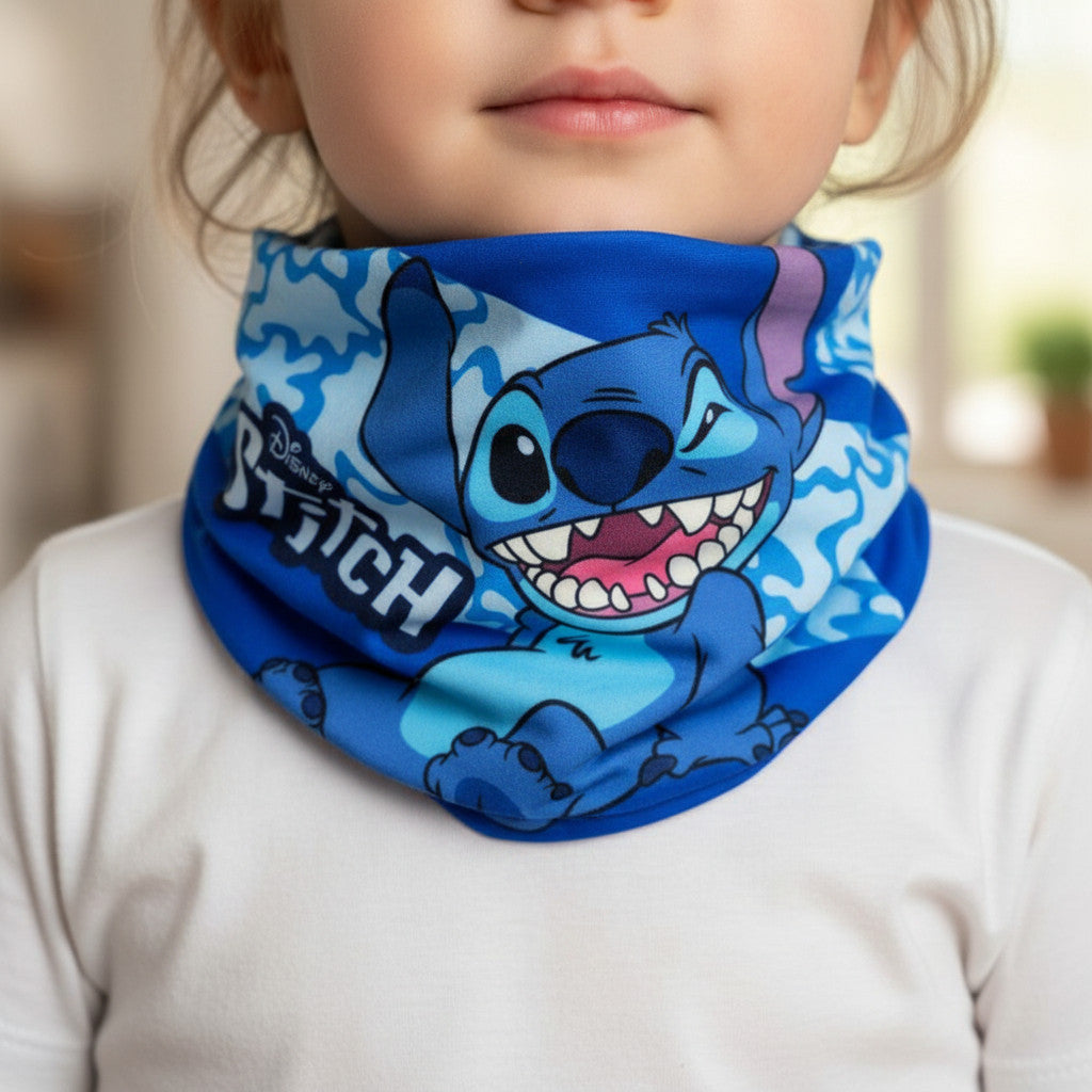 Scaldacollo Sciarpa Tubolare Bambini Caldo Bimbo Scollo Termico Invernale Ragazzi Morbido ( STITCH)