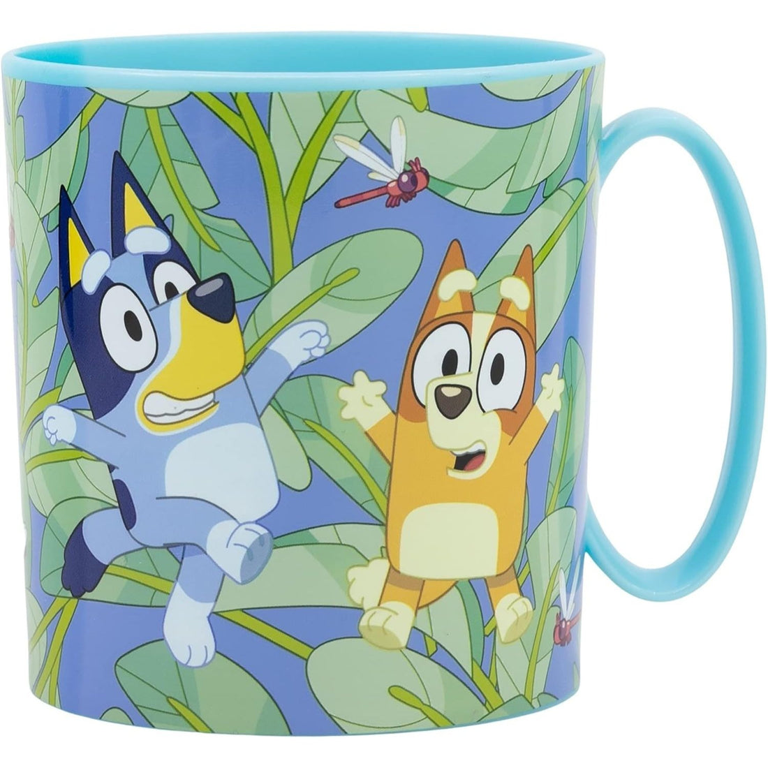 Tazza Bicchiere in plastica 350ml per Microonde con manico Bambini colazione