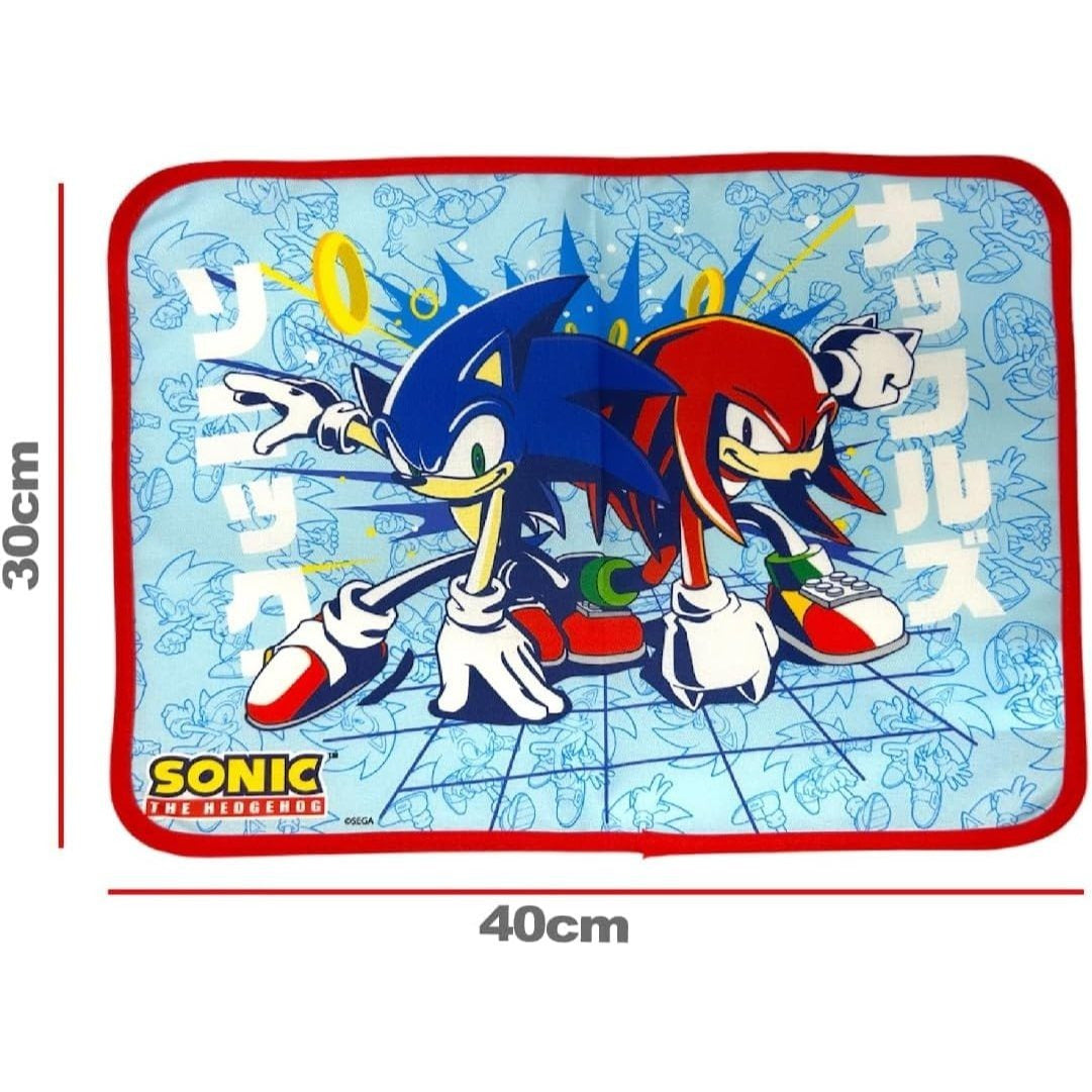 Tovaglietta in tessuto impermeabile Sonic e Knuckles da tavolo, lavabile e resistente al calore, non assorbe, 40 x 30 cm