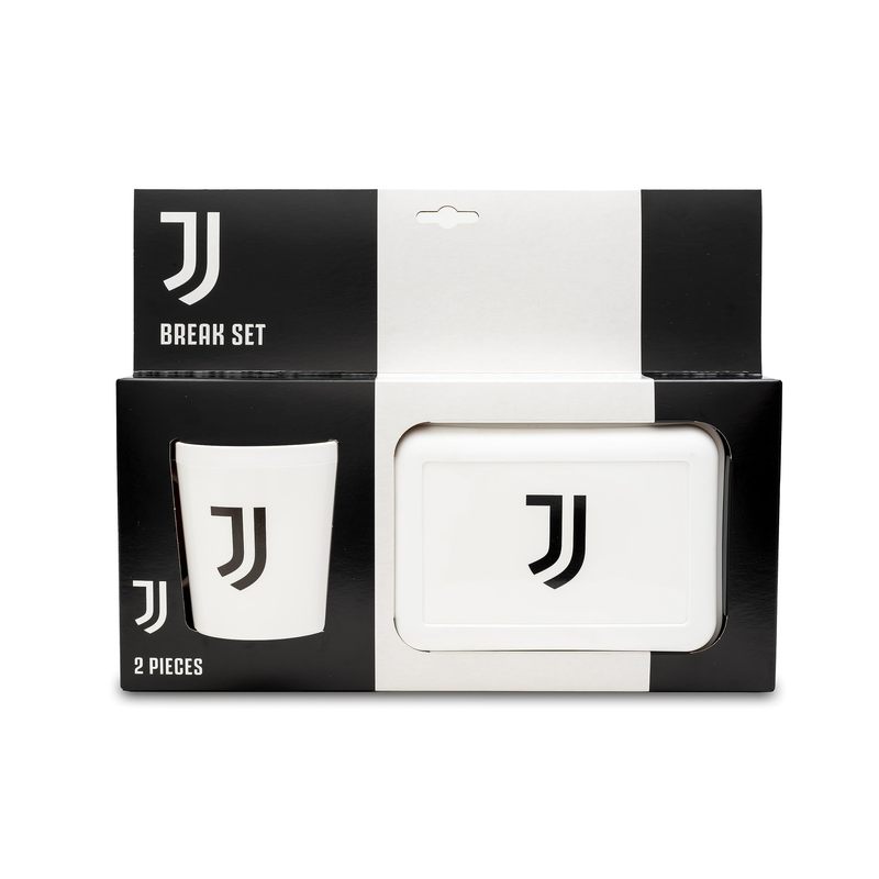 Set Regalo Portamerenda + Tazza in confezione regalo Tifoso Senza BPA  Ragazzi Prodotto Ufficiale (Juventus)