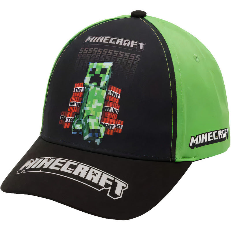 Minecraft - Cappello da Baseball Bambino Creeper Licenza Ufficiale