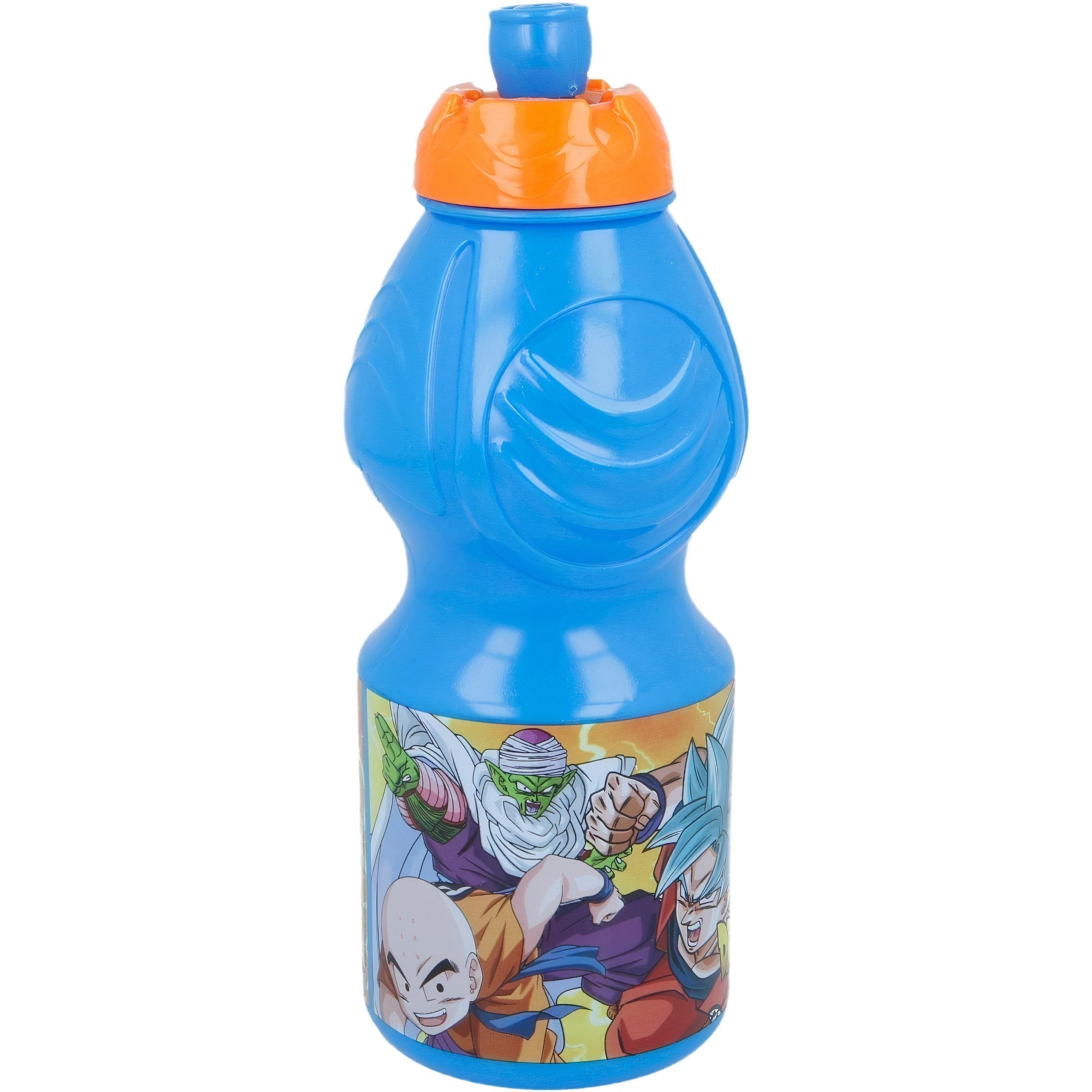 Borraccia Sport Dragon Ball in Plastica per Bambini 400ML con Beccuccio Retraibile