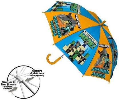 Ombrello ufficiale da Pioggia unisex Multicolore a campana per bambini e Ragazzi diametro 71cm