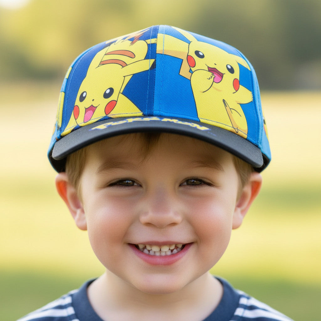 Cappello con Visiera da Ragazzo/Bambino Berretto da Baseball Regolabile Pokemon