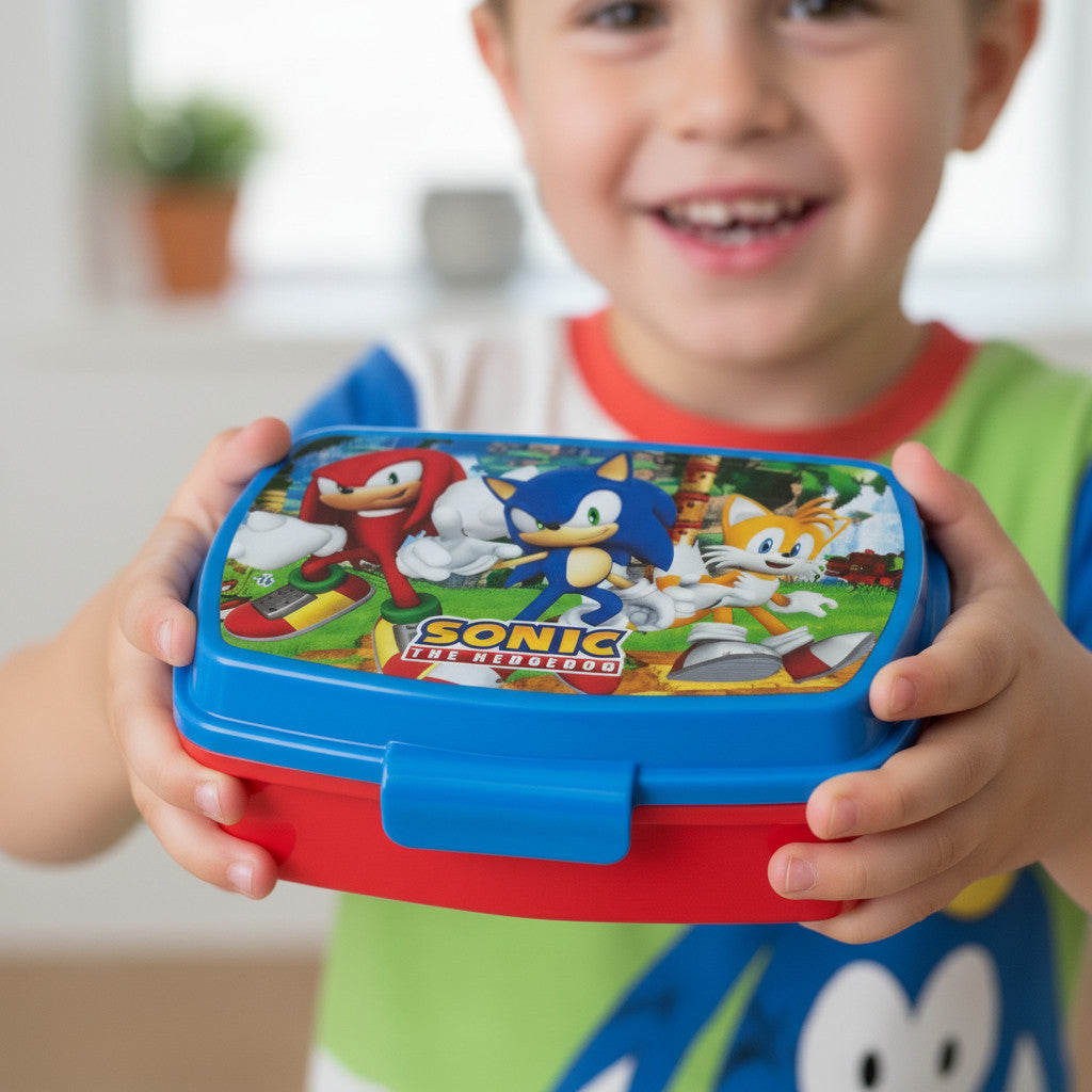 Contenitore Portapranzo Porta merenda Scatola Sandwich Box per Bambini - SONIC