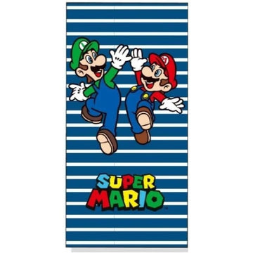 Telo Mare Asciugamano da spiaggia e piscina in microfibra CM. 140X70 asciugatura rapida, ultra morbido SUPERMARIO