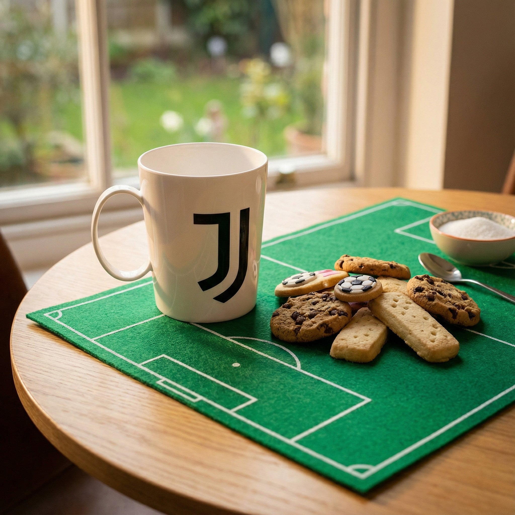 Tazza Ufficiale Bicchiere in plastica 360ml  Microonde con manico Tifoso colazione BPA-free Made in Italy ( JUVENTUS)