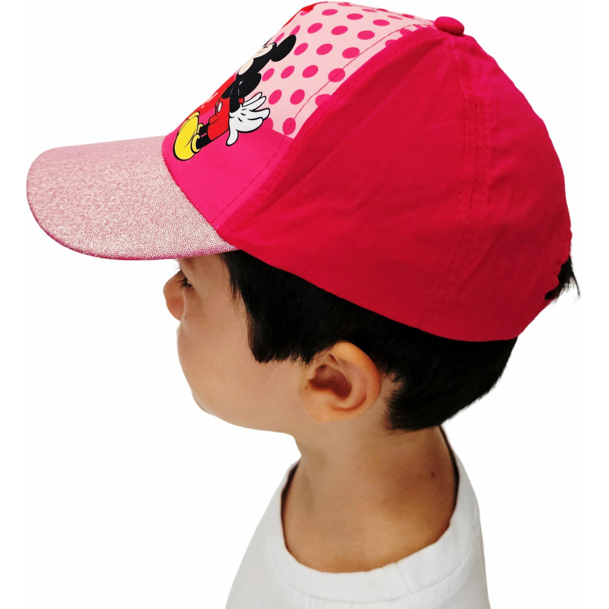 Cappello con Visiera da Ragazzo/Bambino Berretto da Baseball Regolabile Minnie Mouse Fucsia ILS I LOVE SHOPPING