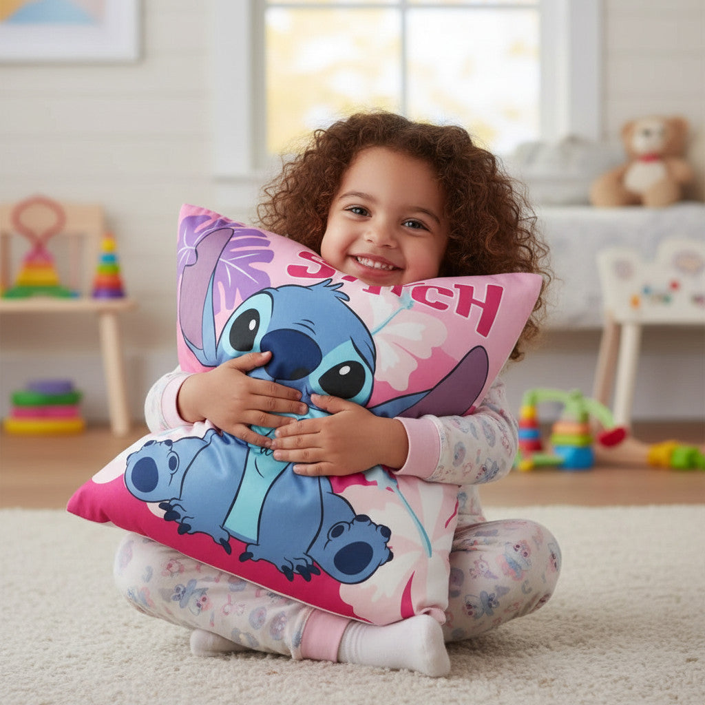 Cuscino Ufficiale Arredo 40x40 cm morbido con imbottitura 100% poliestere per cameretta bambini e ragazzi