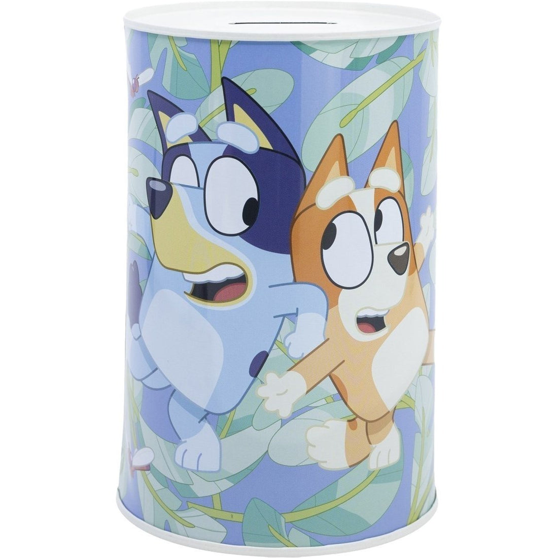 BLUEY - Portamonete Cilindrico in Metallo per Bambini - Regalo Ragazzi