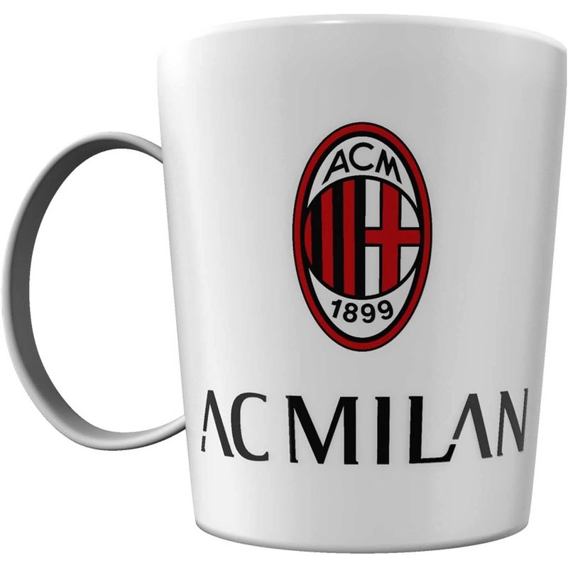 Set Regalo Portamerenda + Tazza in confezione regalo Tifoso Senza BPA per Ragazzi Prodotto Ufficiale (Milan)