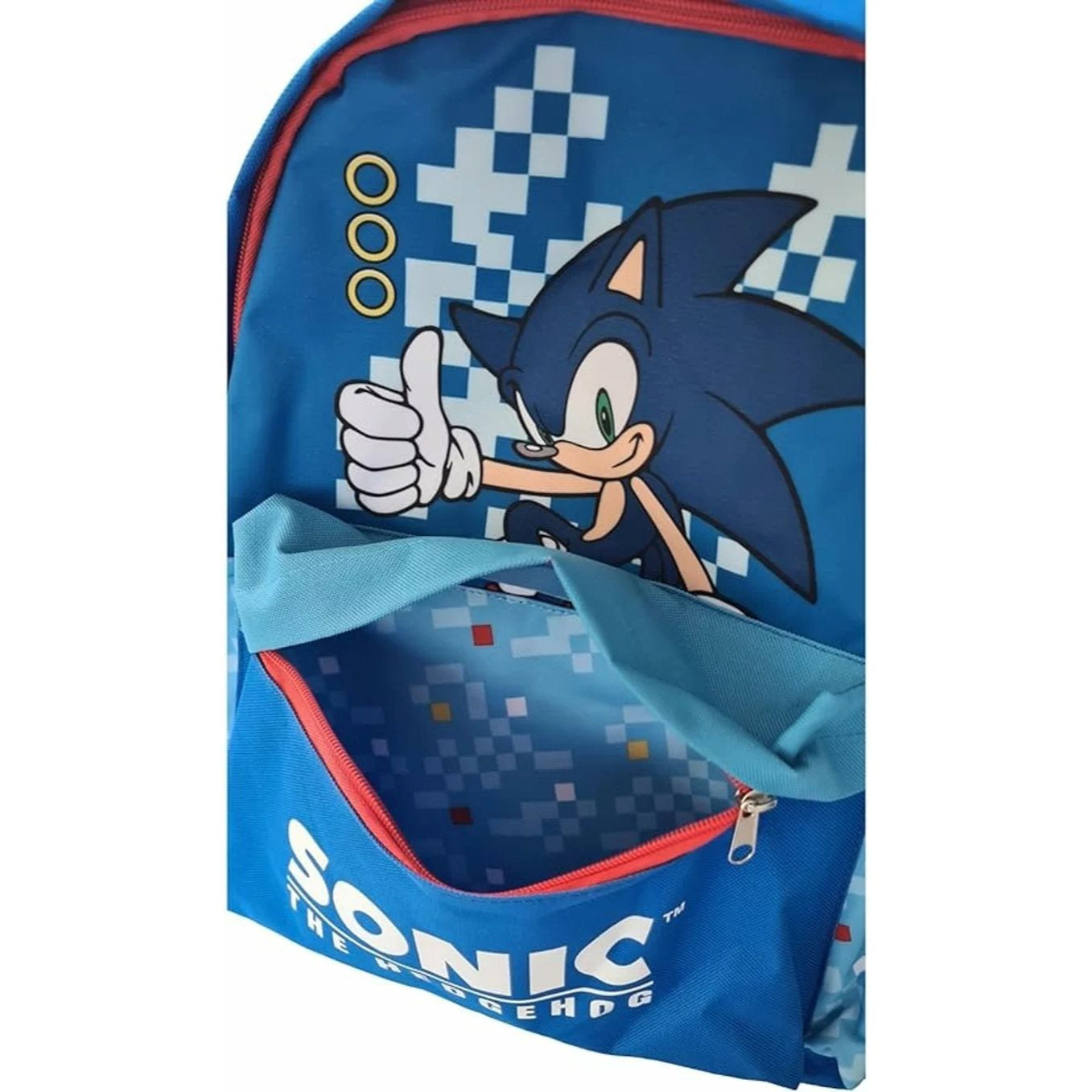 SONIC - Zaino Bambino per Scuola e Tempo Libero - Design Pratico e Capiente