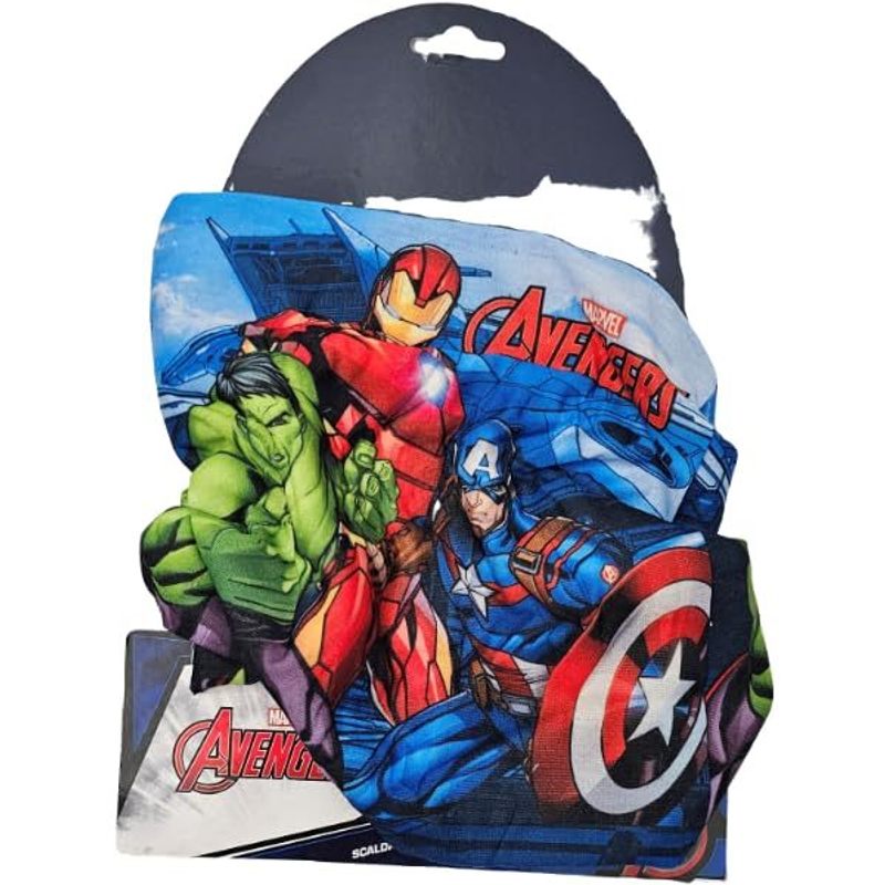 Scaldacollo Sciarpa Tubolare Bambini Caldo Bimbo Scollo Termico Invernale Ragazzi Morbido (per HULK AVENGERS)