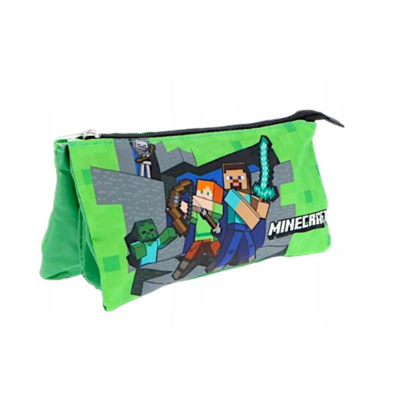 Portapenne Astuccio Triplo Borsellino Scuola e Asilo per Bambini e Ragazzi 22x12cm
