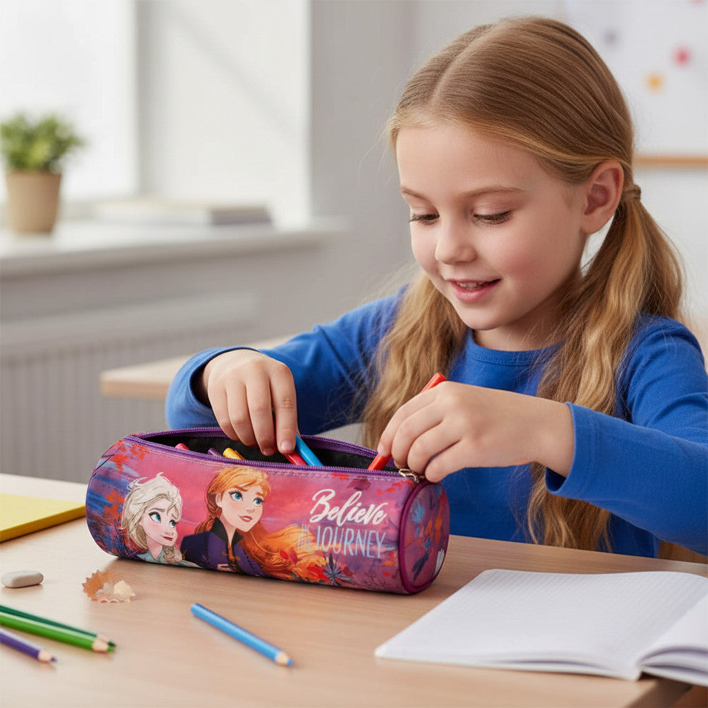 Portapenne Astuccio Borsellino Scuola e Asilo  Bambini 21x7x6cm (FROZEN)