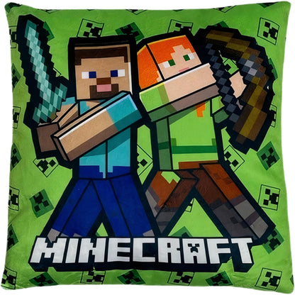 MINECRAFT - Cuscino ufficiale Arredo 40x40 cm morbido con imbottitura 100% poliestere