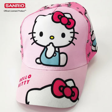 Cappello con Visiera da Ragazzo/Bambino - Berretto da Baseball Regolabile HELLO KITTY