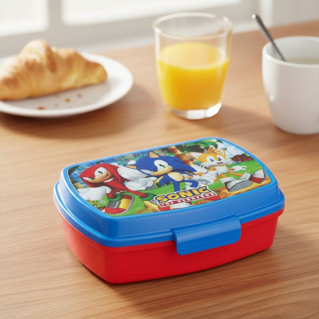 Contenitore Portapranzo Porta merenda Scatola Sandwich Box per Bambini - SONIC