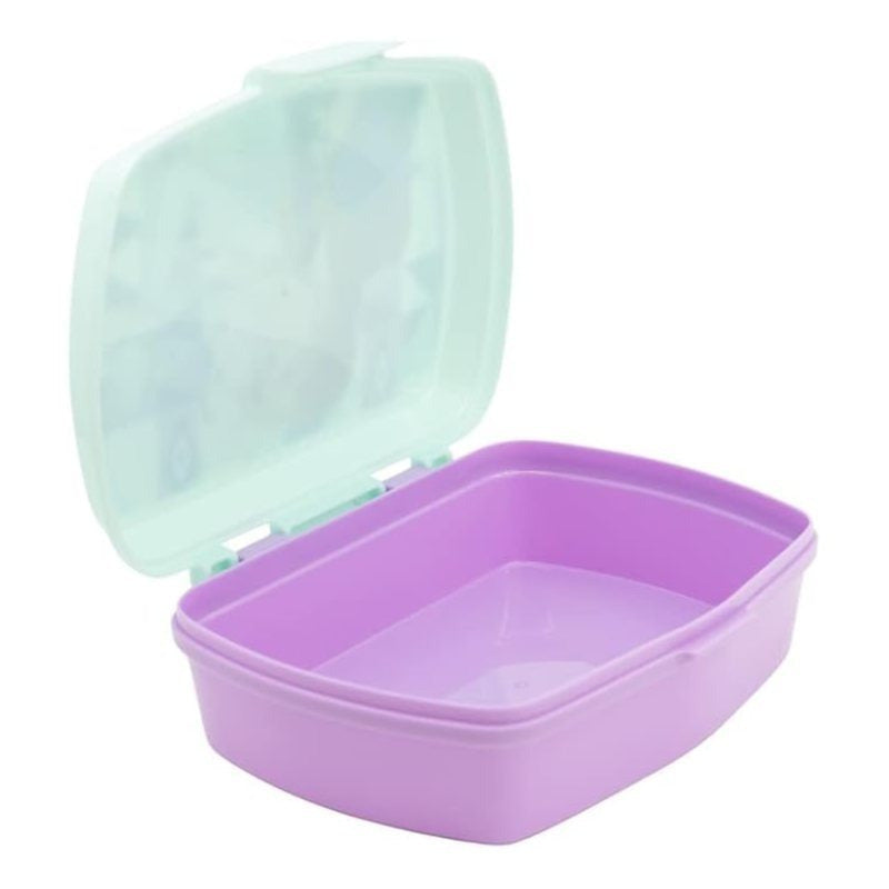 Set Pranzo Scuola 2 Pezzi Portamerenda e Borraccia in Plastica Bambini Bambino Merenda Launch Box