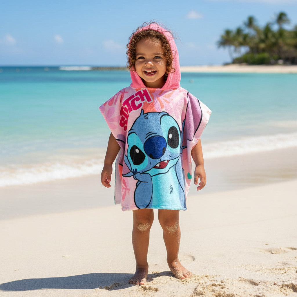 Poncho con cappuccio Asciugamano da spiaggia Mare e piscina Accappatoio in microfibra 55X90 cm asciugatura rapida, ultra morbido