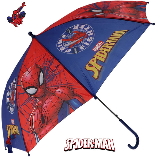 OMBRELLO PER BAMBINI IN TESSUTO CON APERTURA AUTOMATICA E STRUTTURA 8 RAGGI - SPIDER