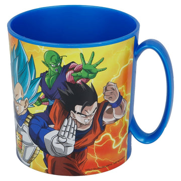 Tazza Bicchiere in plastica 350ml per Microonde con manico Bambini colazione DRAGON