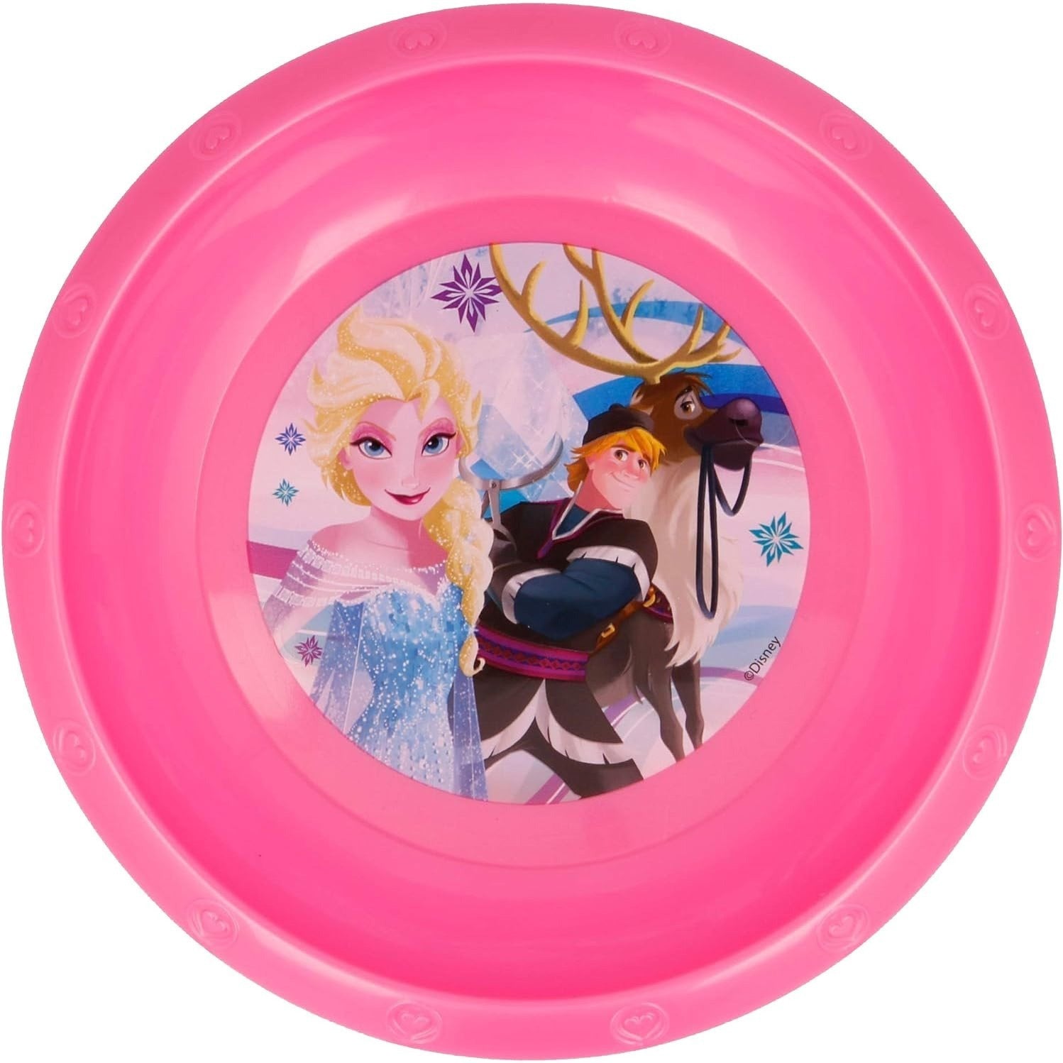 Ciotola Bambina Piatto Fondo Stoviglie Riutilizzabile in Polipropilene per Bambini e Bebé - Frozen Disney