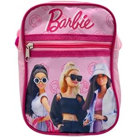Borsello Bambino Marsupio Tracolla Ragazza Spalla Regolabile Viaggio Sportivo Tempo Libero Gadget (Barbie)